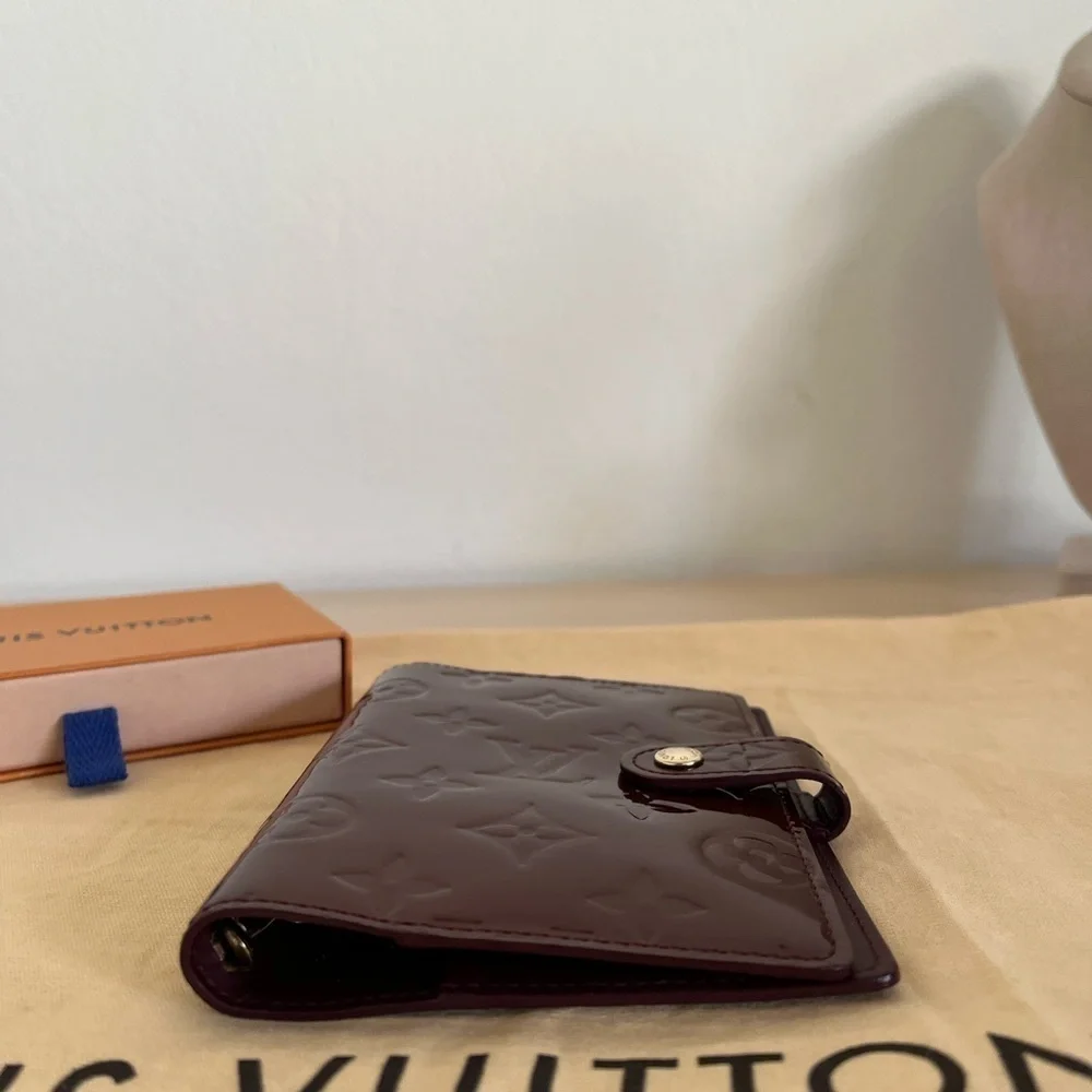 Louis Vuitton Verni Agenda PM Burgundy EUC 2010